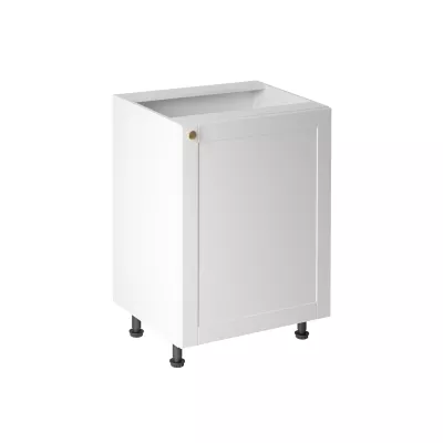 Dolná jednodverová skrinka LUMEA - šírka 60 cm, biela