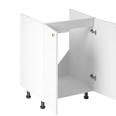 Dvojdverová drezová skrinka LUMEA - šírka 60 cm, biela