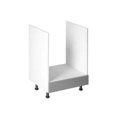 Kuchynská skrinka pre vstavanú rúru LUMEA - šírka 60 cm, šedá / biela
