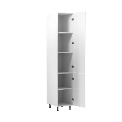 Potravinová skriňa ARBOR - šírka 40 cm, lesklá biela / biela
