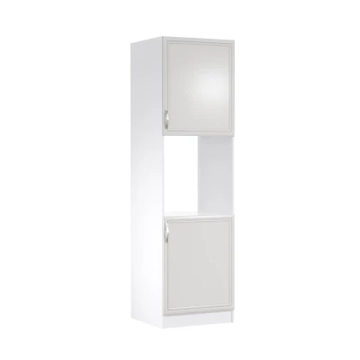 Kuchynská skriňa na vstavanú rúru SILVARA - šírka 60 cm, borovica andersen / biela, pravé prevedenie