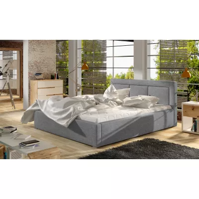 Čalúnená posteľ 160x200 BELLVARO 2 - šedá
