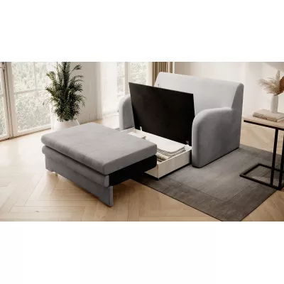 Rozkladacia dvojmiestna pohovka LIORAIA - šedá