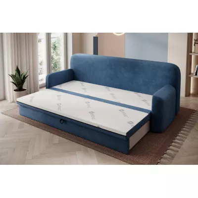 Štýlová pohovka s úložným priestorom ELYSIA - modrá