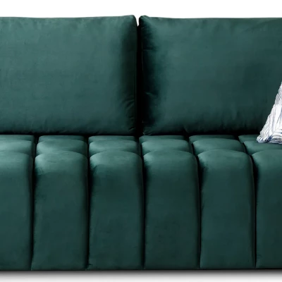 Pohovka s úložným priestorom ILANIS - zelená