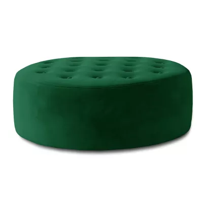 Okrúhly taburet ZAYN - zelený