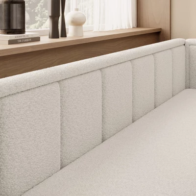 Rozkladacia váľanda s úložným priestorom 75x200 SLORA - biela, pravé prevedenie