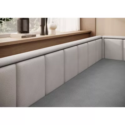 Rozkladacia váľanda s úložným priestorom 75x200 SLORA - tmavo šedá / svetlo šedá, pravé prevedenie