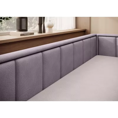Rozkladacia váľanda s úložným priestorom 75x200 SLORA - ružová / svetlo fialová, pravé prevedenie