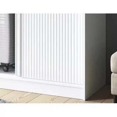 Šatníková skriňa s posuvnými dverami 120 cm SELIORA - biela