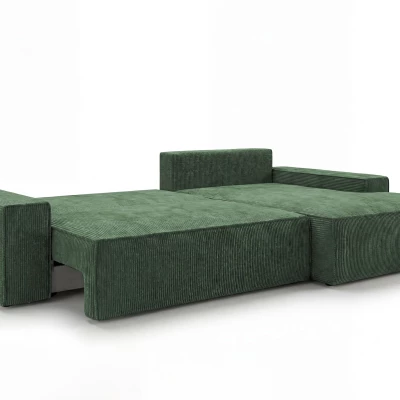 Rozkladacia sedacia súprava AVYRA - khaki, pravý roh