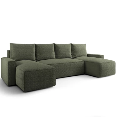 Rozkladacia sedacia súprava do U SOFTA - khaki