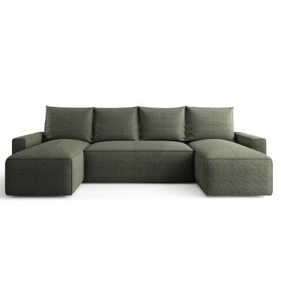 Rozkladacia sedacia súprava do U SOFTA - khaki