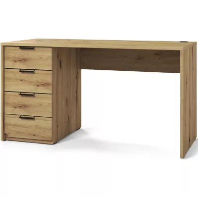 Písací stôl so šuplíkmi ICARION - dub artisan