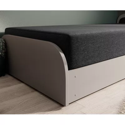 Detská posteľ 80x190 SNUGORIA 2 - čierna 1/pravé prevedenie