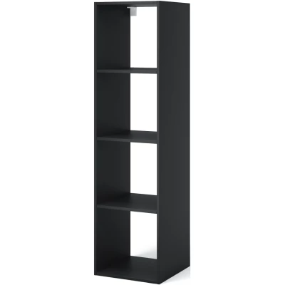 Policový regál OBERON - čierny