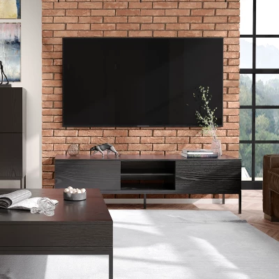 TV stolík FLORIS - čierny