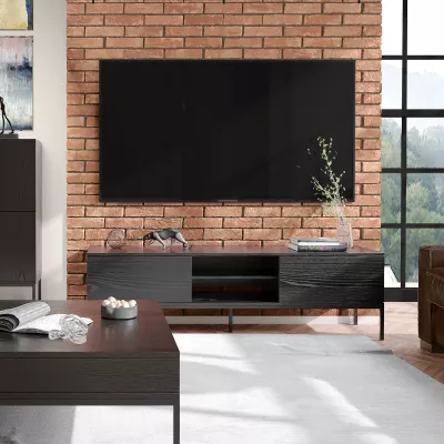 TV stolík FLORIS - čierny