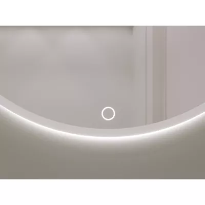 Zrkadlo ONYX s LED osvetlením - biele