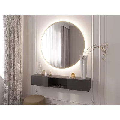 Zrkadlo SOL s LED osvetlením - zlaté