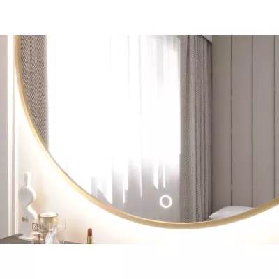 Zrkadlo SOL s LED osvetlením - zlaté
