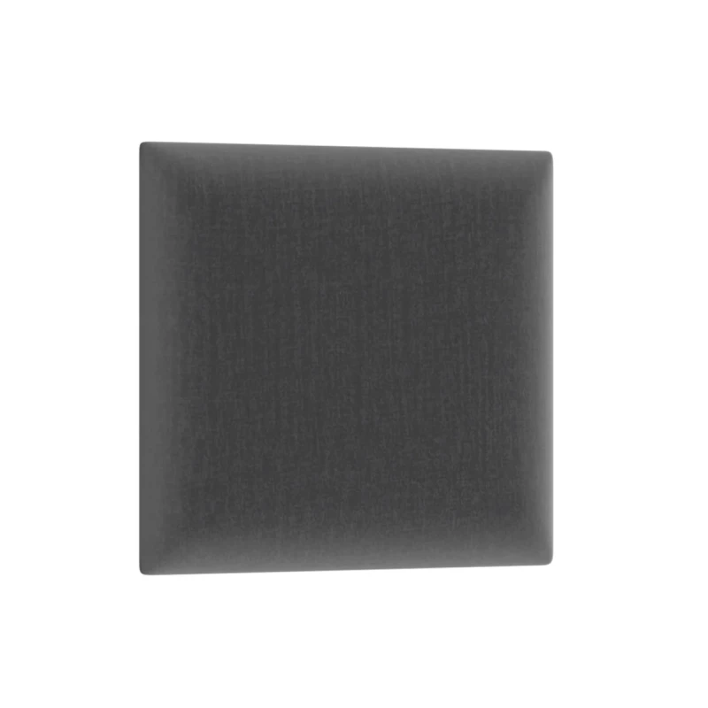 Čalúnený nástenný panel 30x30 VALERIO - tmavo šedý