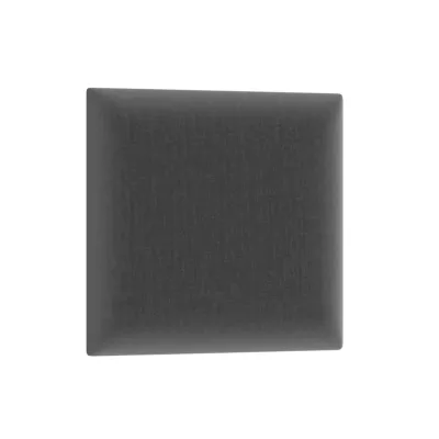 Čalúnený nástenný panel 30x30 VALERIO - tmavo šedý