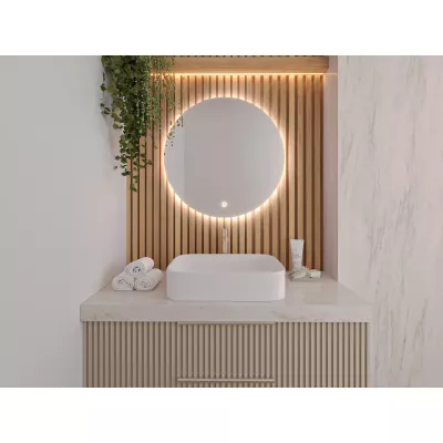 Okrúhle zrkadlo s LED osvetlením XERION