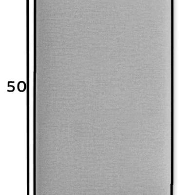 Čalúnený panel 50x30 VALERIO - svetlo šedý