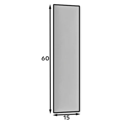 Obdĺžnikový čalúnený panel 60x15 VALERIO - zelený