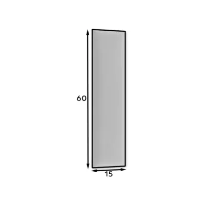 Obdĺžnikový čalúnený panel 60x15 VALERIO - horčicový