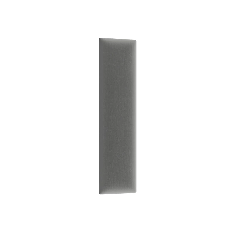 Obdĺžnikový čalúnený panel 60x15 VALERIO - svetlo šedý