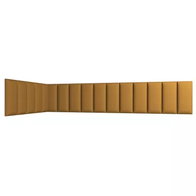 Set čalúnených panelov 100x220x50 VALERIO - horčicový