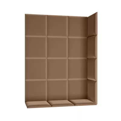 Set panelov na stenu 120x60 VALERIO - svetlo hnedý