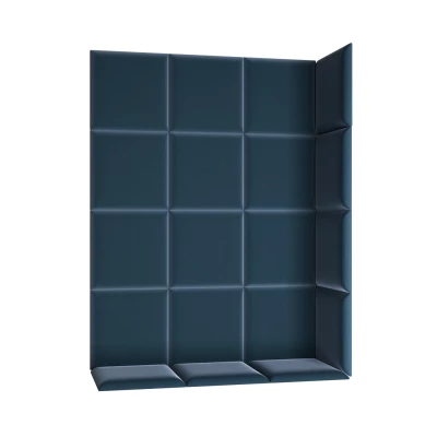 Set panelov na stenu 120x60 VALERIO - svetlo modrý