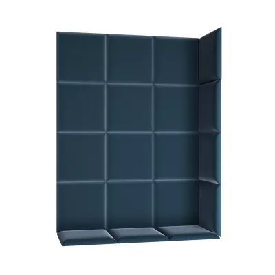 Set panelov na stenu 120x60 VALERIO - svetlo modrý