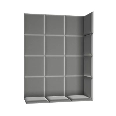 Set panelov na stenu 120x60 VALERIO - šedý