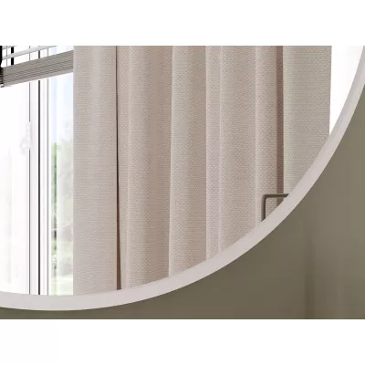 Okrúhle zrkadlo ONYX - biele