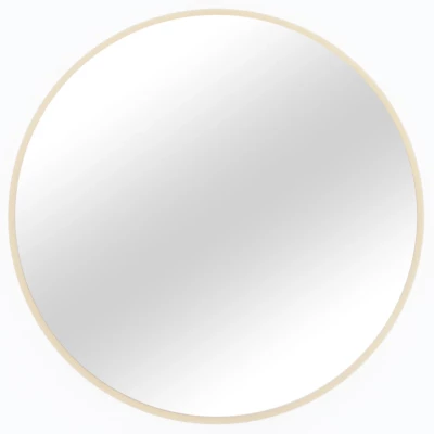 Okrúhle zrkadlo na stenu SOL - zlaté