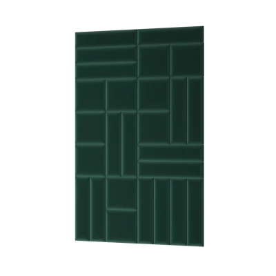Set čalúnených nástenných panelov 120x195 VALERIO - zelený