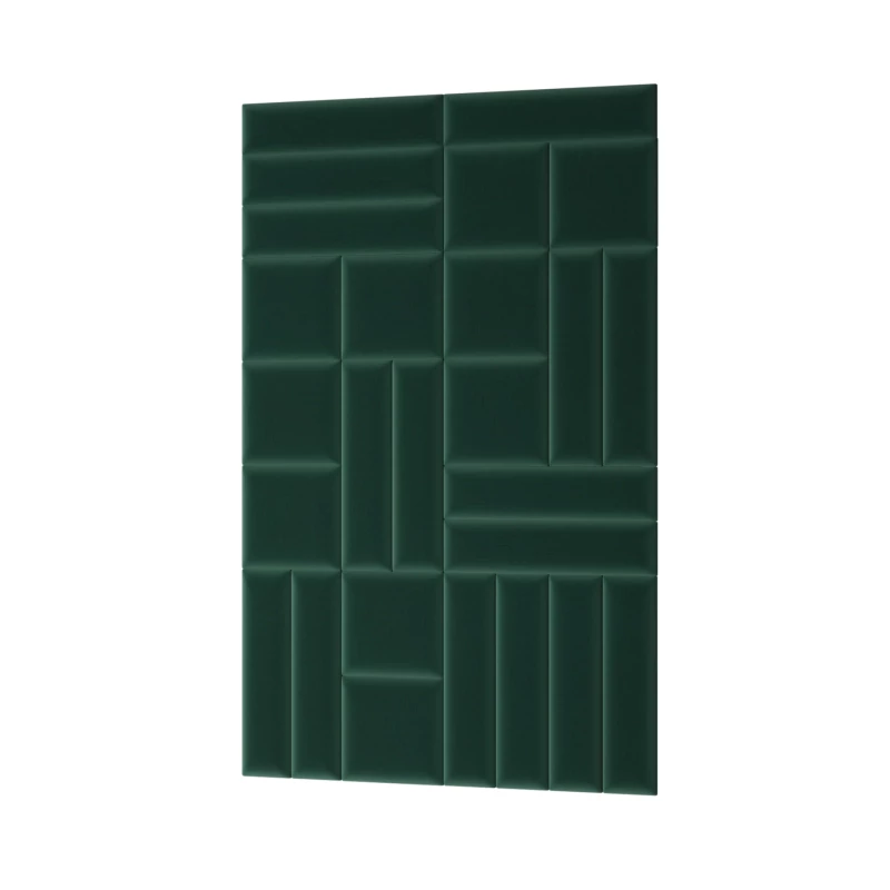 Set čalúnených nástenných panelov 120x195 VALERIO - zelený