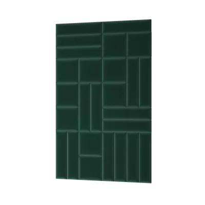 Set čalúnených nástenných panelov 120x195 VALERIO - zelený