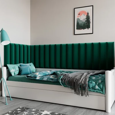 Set čalúnených panelov 210x90x60 VALERIO - zelený