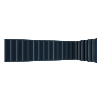 Set čalúnených panelov 210x90x60 VALERIO - modrý