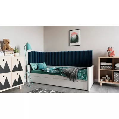 Set čalúnených panelov 210x90x60 VALERIO - modrý