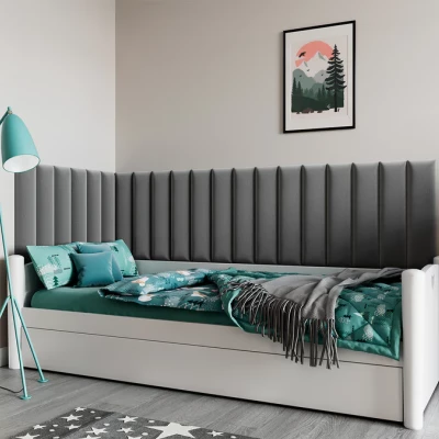 Set čalúnených panelov 210x90x60 VALERIO - šedý