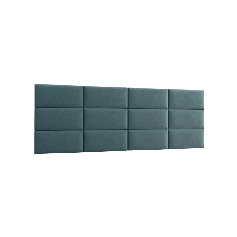 Set čalúnených panelov 240x90 VALERIO - svetlo modrý