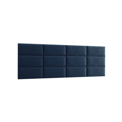 Set čalúnených panelov 240x90 VALERIO - modrý