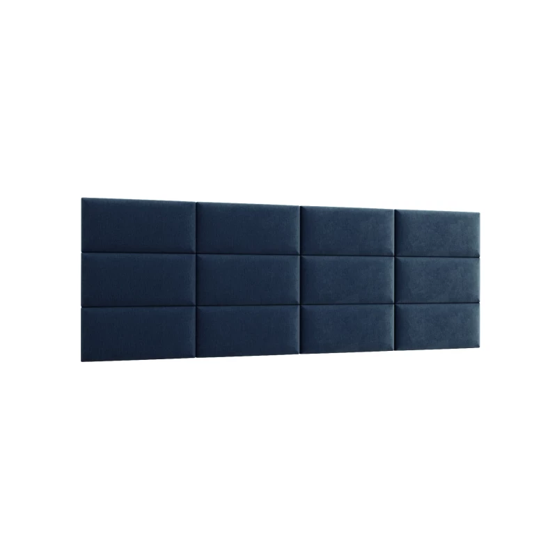 Set čalúnených panelov 240x90 VALERIO - modrý