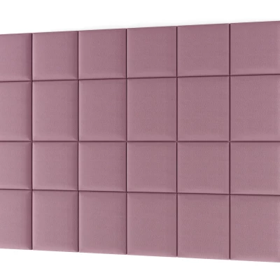 Set čalúnených panelov na stenu 240x180 VALERIO - ružový